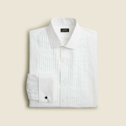 Men Ludlow pleated-bib tuxedo shirt - J.Crew