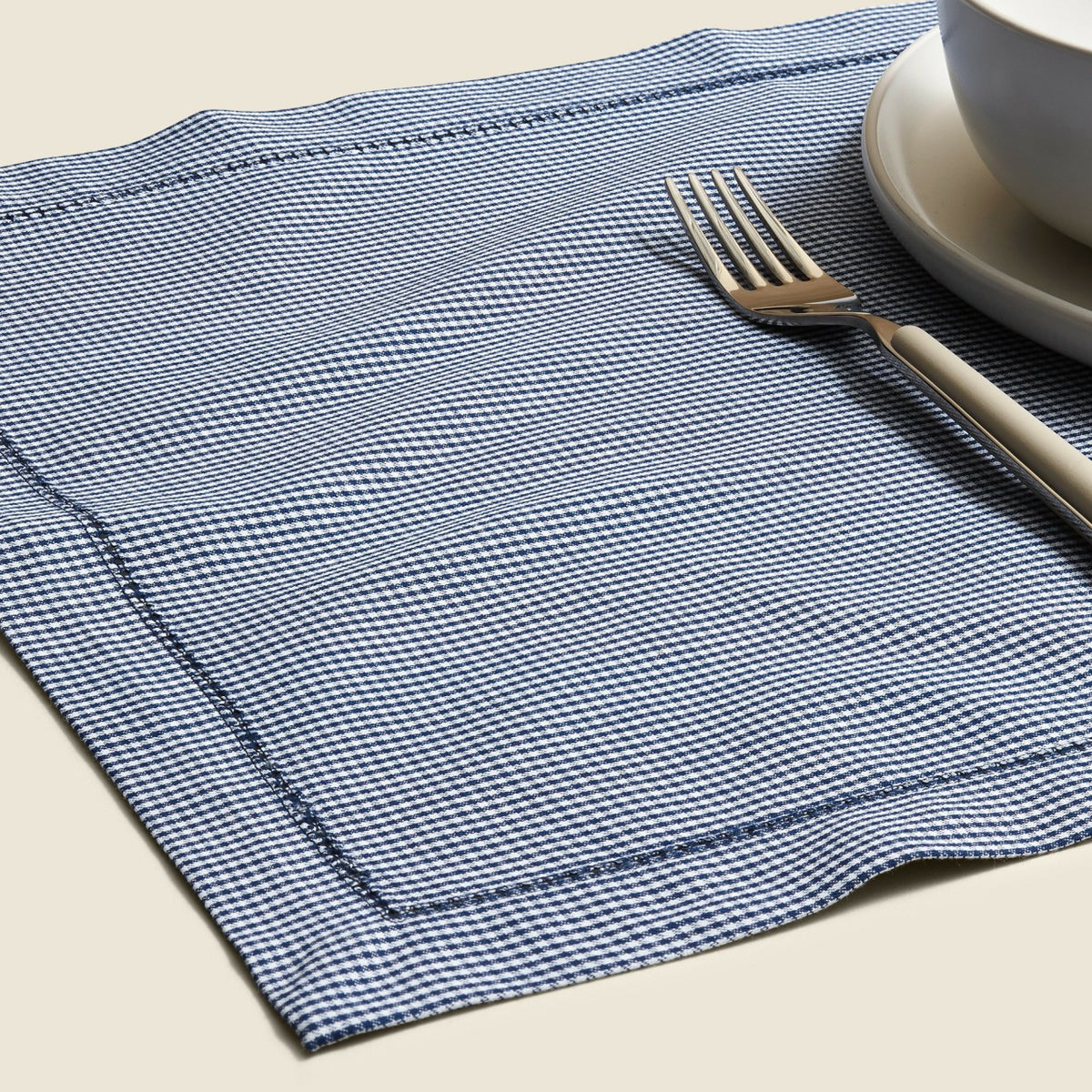 Women Set-of-four place mats in heritage microgingham - J.Crew