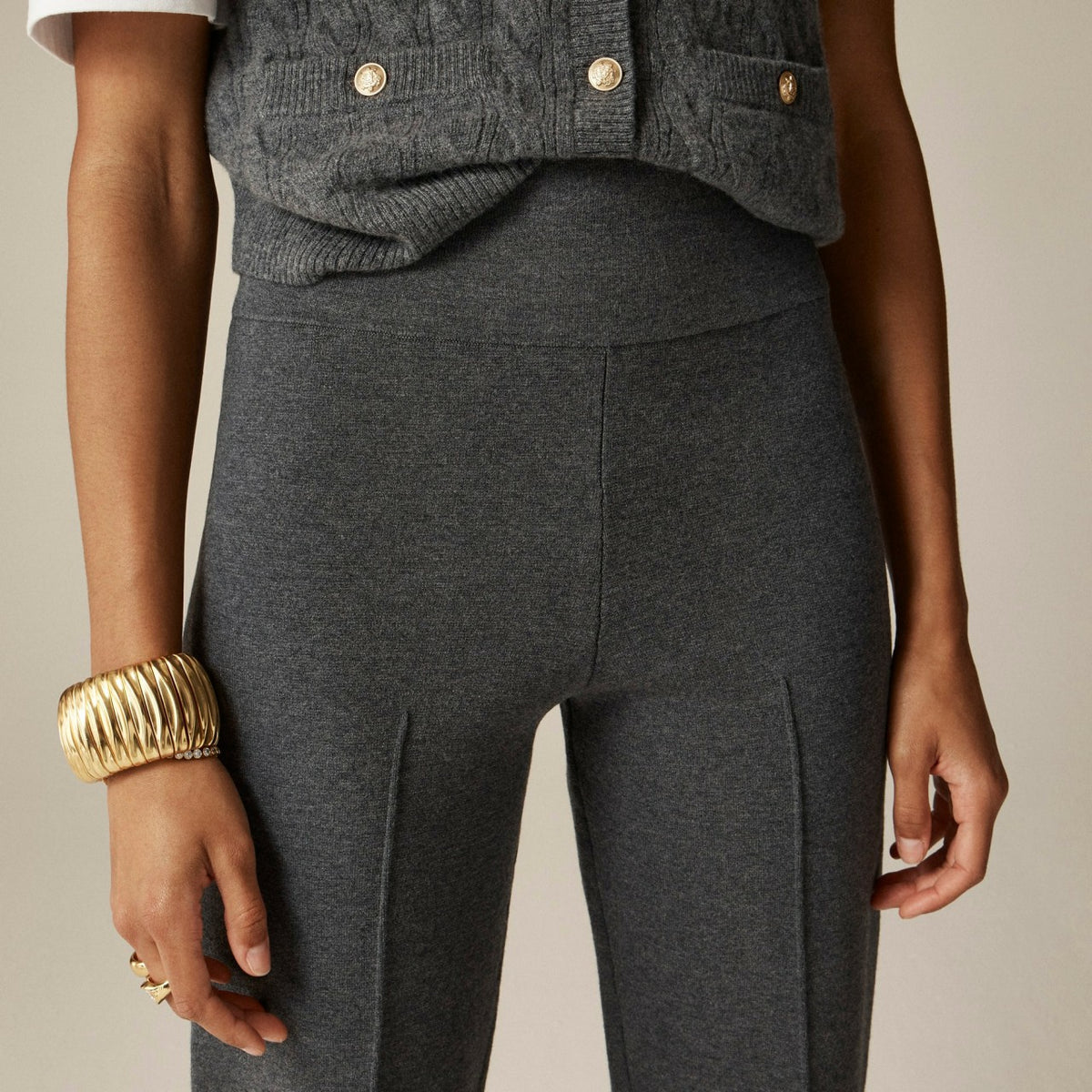 Women Delaney kickout sweater pant - J.Crew