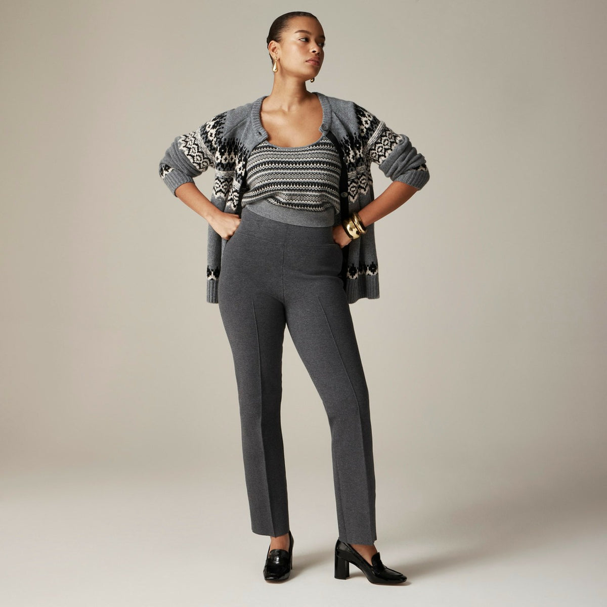 Women Delaney kickout sweater pant - J.Crew