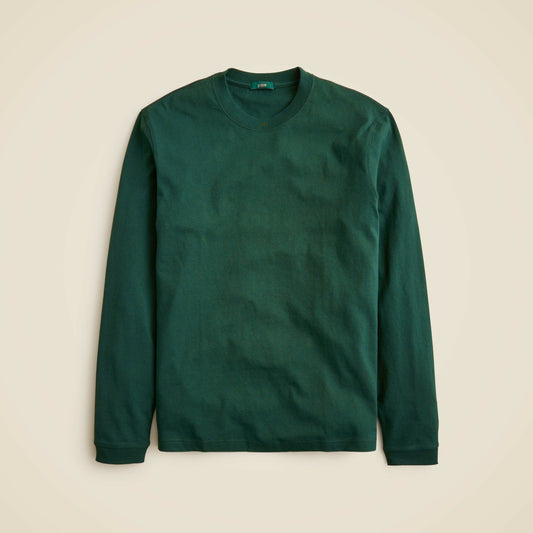 Men Relaxed long-sleeve premium-weight cotton T-shirt - J.Crew