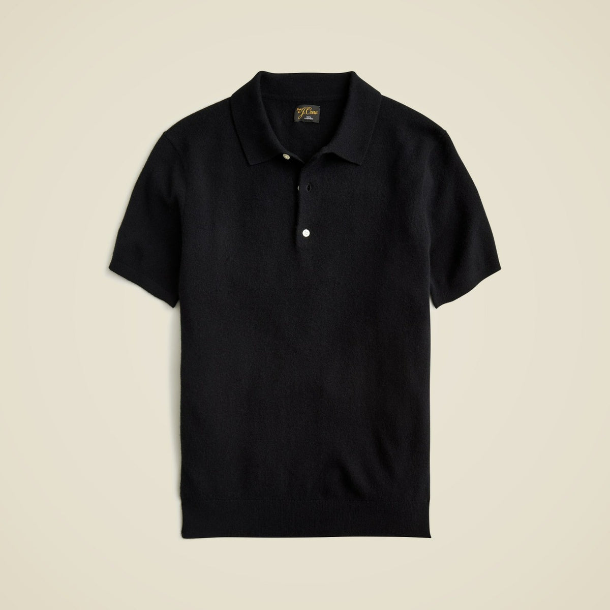 Men Cashmere short-sleeve sweater-polo - J.Crew