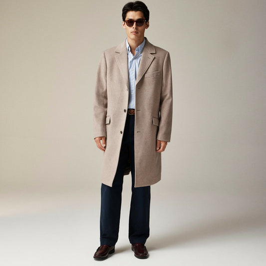 Men Rivington topcoat in Italian wool blend - J.Crew