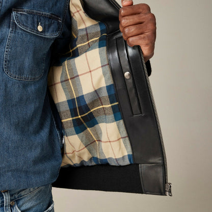 Men Limited-edition flight jacket in Italian leather - J.Crew