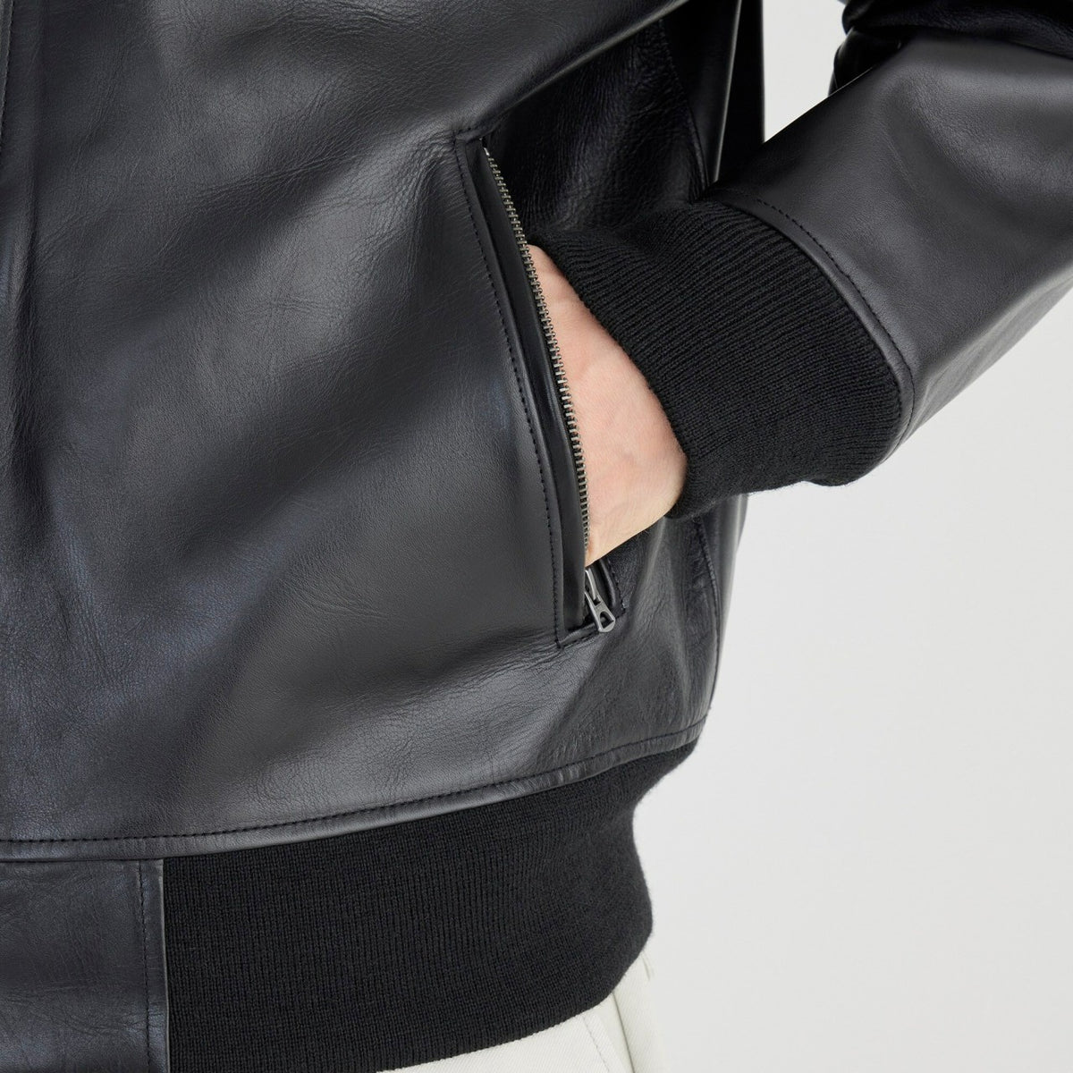 Men Limited-edition flight jacket in Italian leather - J.Crew