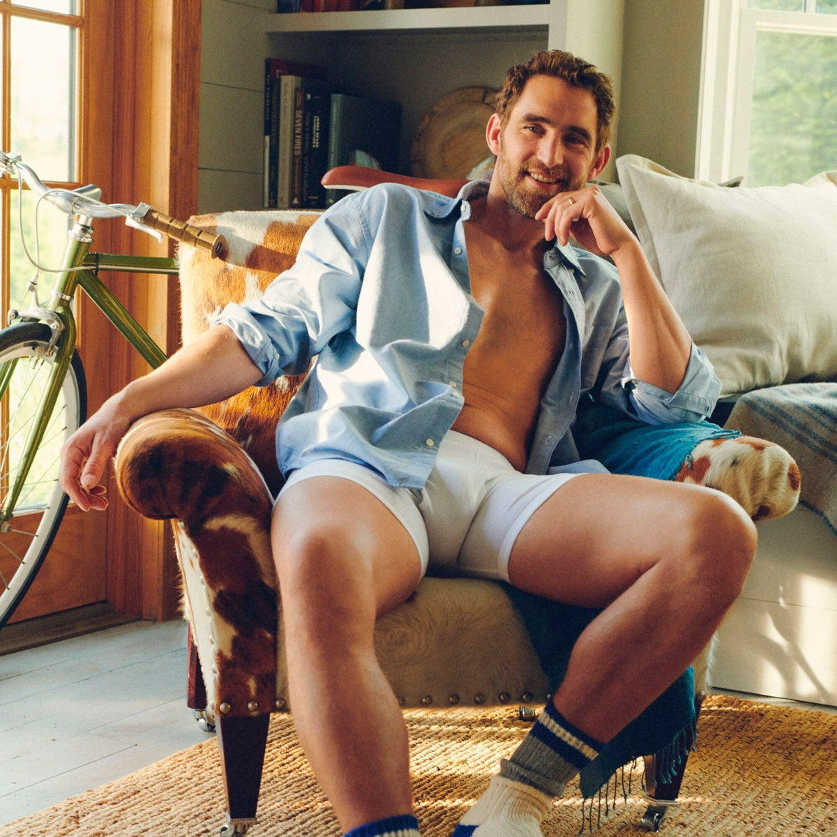 Men Stretch 4" boxer briefs - J.Crew