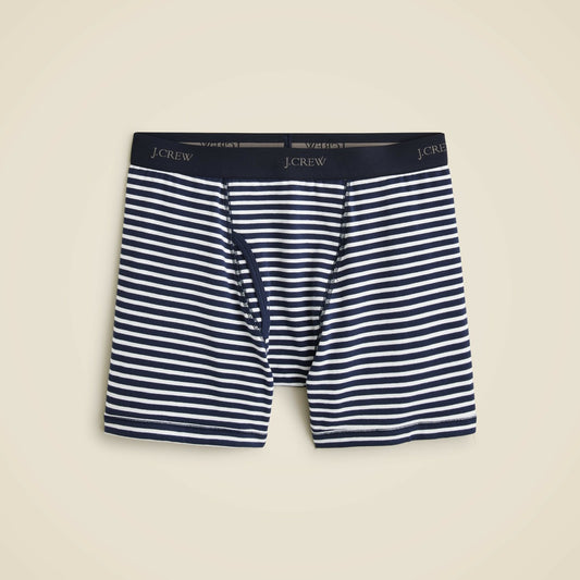 Men Stretch 4" boxer briefs in stripe - J.Crew
