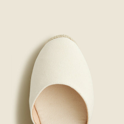 Women Made-in-Spain lace-up high-heel espadrilles - J.Crew