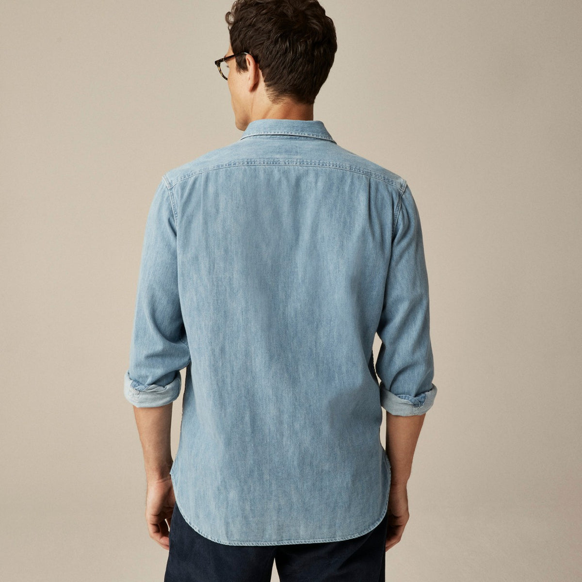 Men Midweight denim workshirt - J.Crew