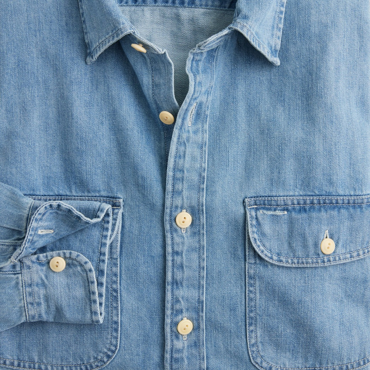 Men Midweight denim workshirt - J.Crew