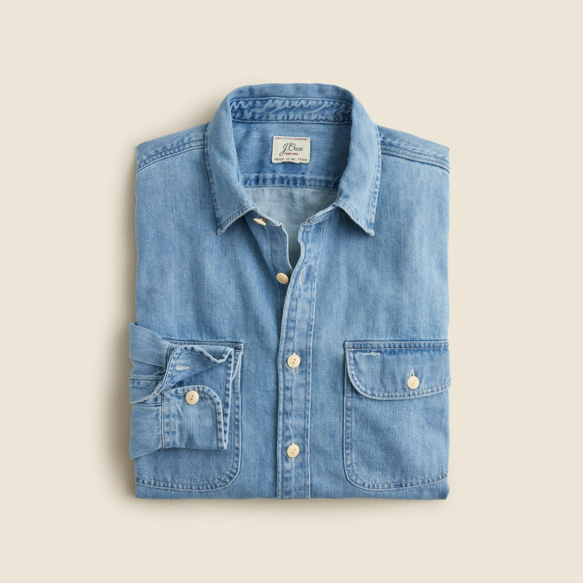 Men Midweight denim workshirt - J.Crew