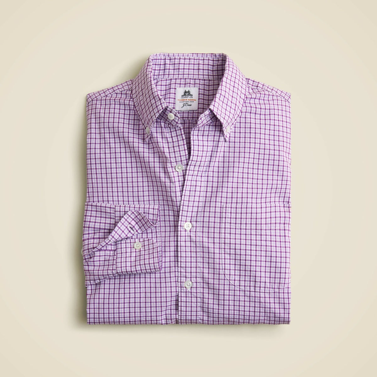 Men Thomas Mason&reg; for J.Crew washed poplin shirt - J.Crew