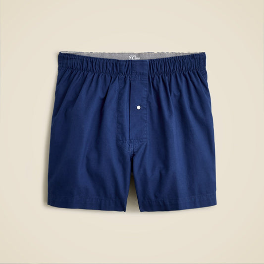 Men Boxer short in garment-dyed Broken-in organic cotton oxford - J.Crew
