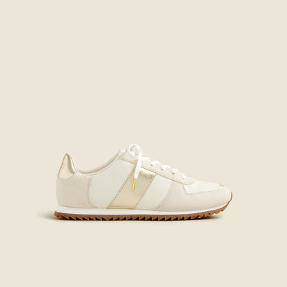 Women J.Crew trainers in metallic colorblock - J.Crew