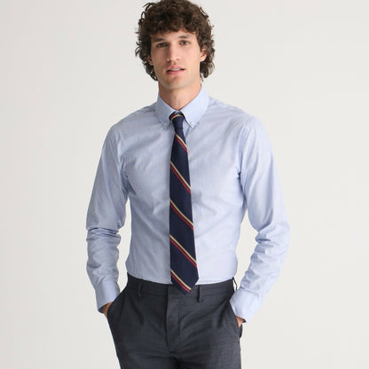 Men Ludlow Premium fine cotton dress shirt with button-down collar - J.Crew