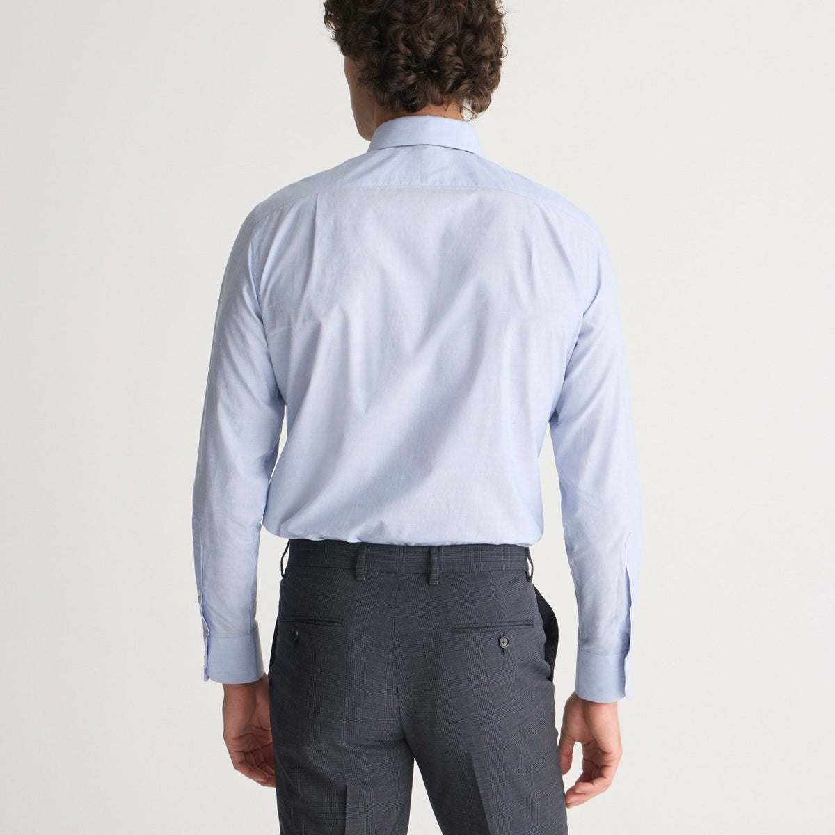 Men Ludlow Premium fine cotton dress shirt with button-down collar - J.Crew