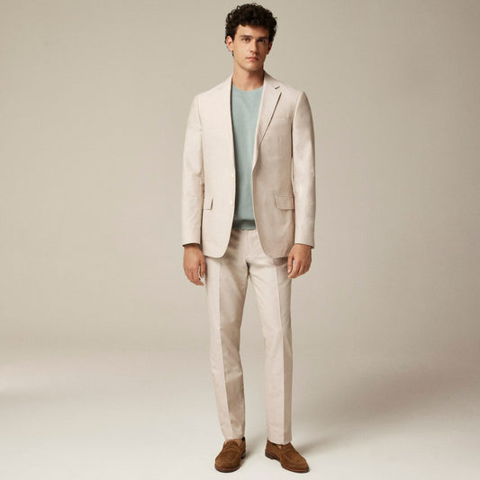 Men Ludlow Slim-fit suit jacket in Portuguese cotton oxford - J.Crew