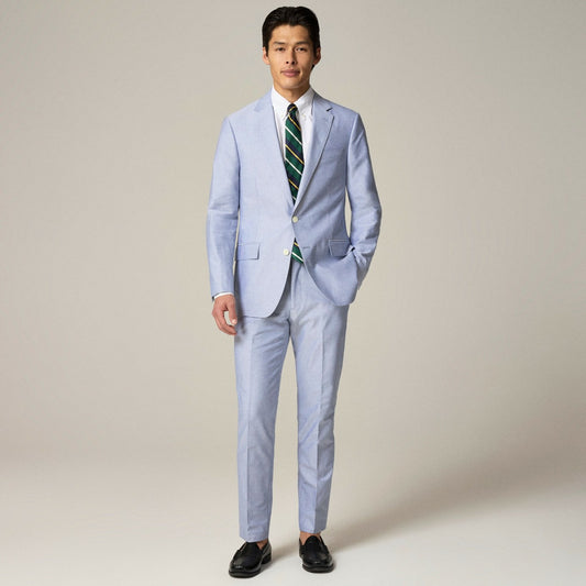 Men Ludlow Slim-fit suit jacket in Portuguese cotton oxford - J.Crew