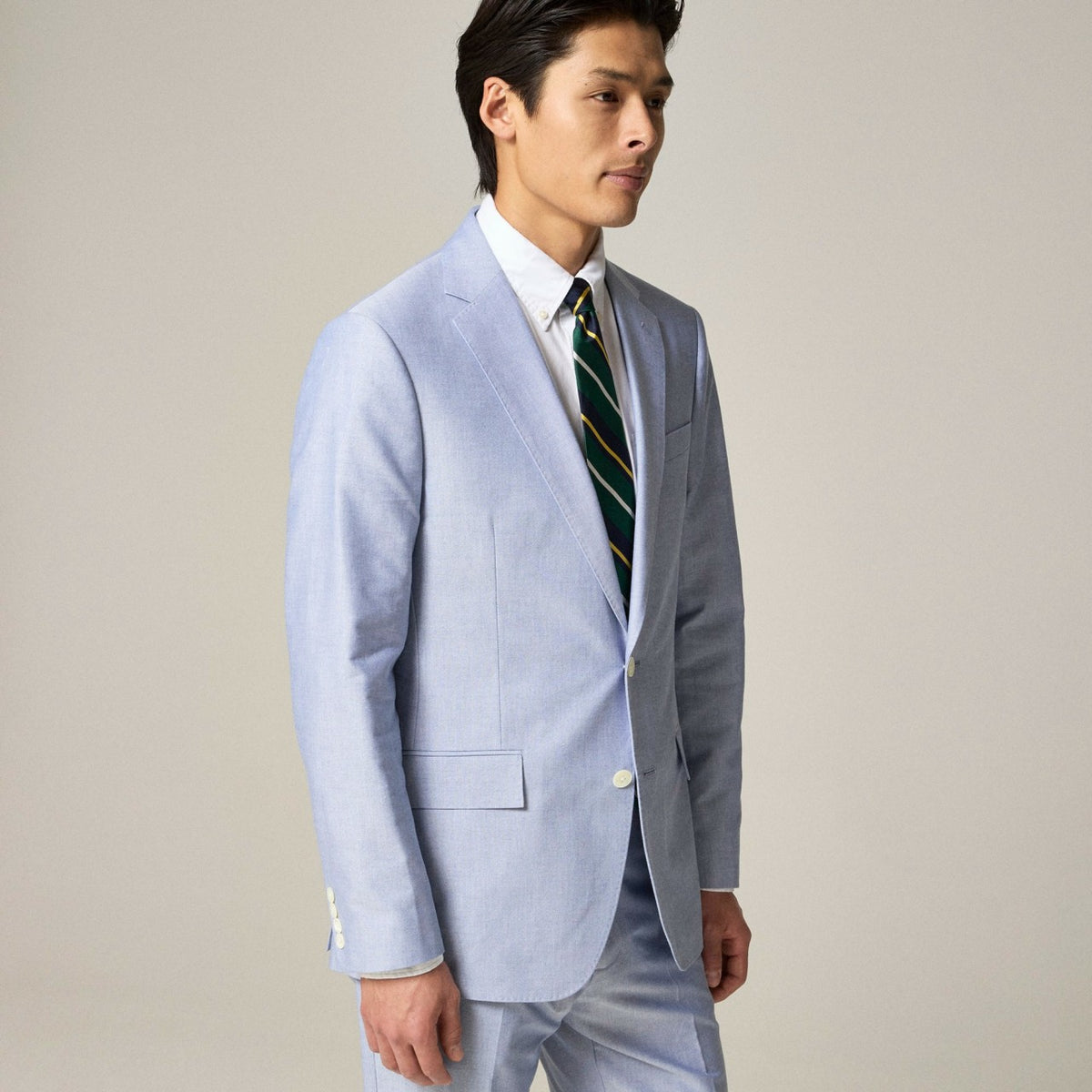 Men Ludlow Slim-fit suit jacket in Portuguese cotton oxford - J.Crew