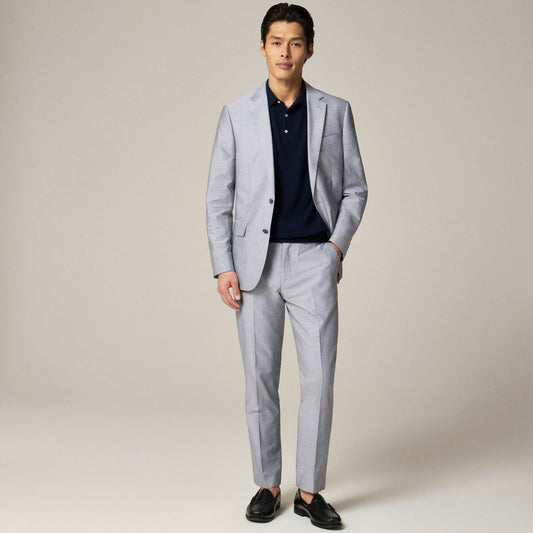 Men Ludlow Slim-fit suit jacket in Portuguese cotton oxford - J.Crew