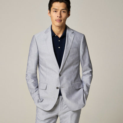 Men Ludlow Slim-fit suit jacket in Portuguese cotton oxford - J.Crew