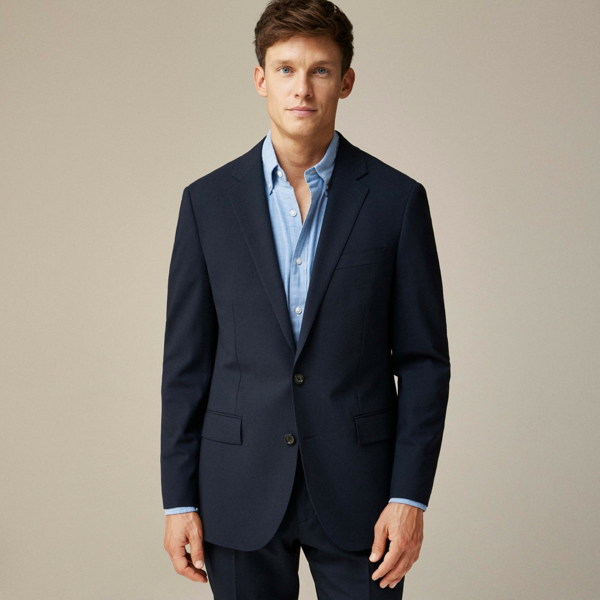 Men Ludlow Traveler Slim-fit suit jacket in Italian stretch wool blend - J.Crew