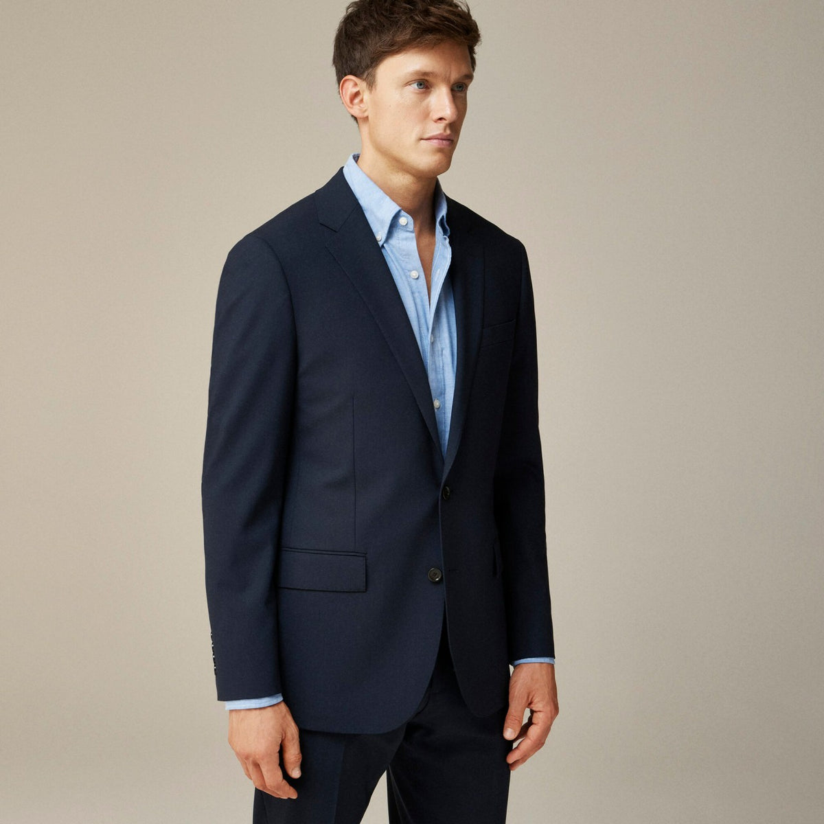 Men Ludlow Traveler Slim-fit suit jacket in Italian stretch wool blend - J.Crew