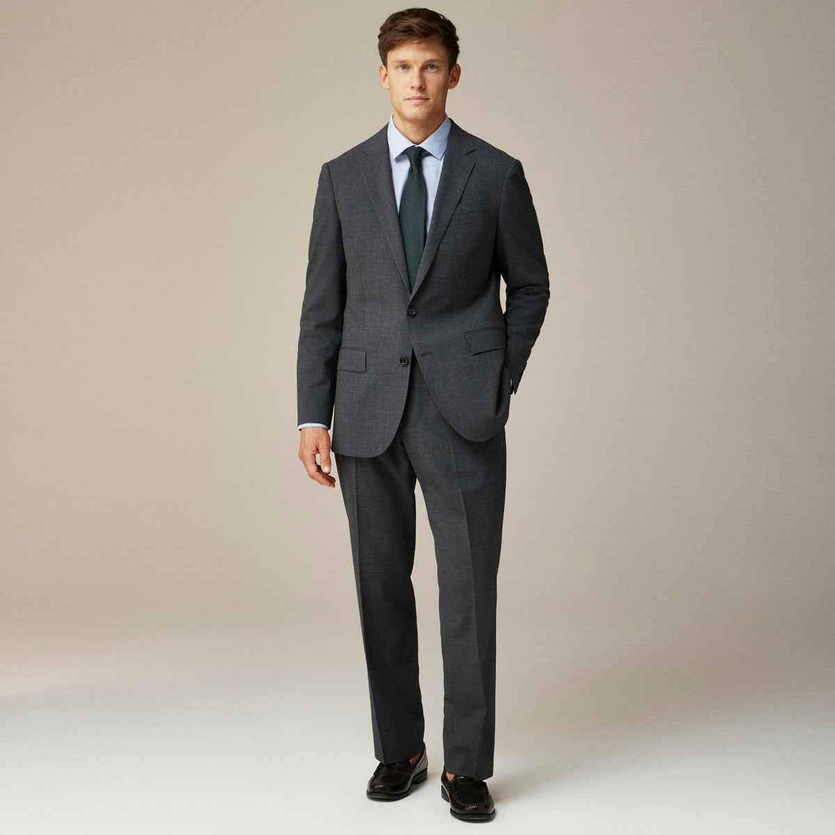 Men Ludlow Traveler Slim-fit suit jacket in Italian stretch wool blend - J.Crew