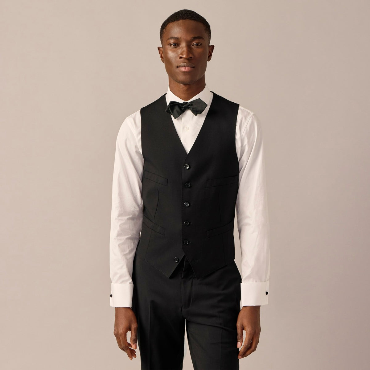 Men Ludlow Slim-fit tuxedo vest in Italian wool - J.Crew