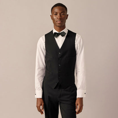Men Ludlow Slim-fit tuxedo vest in Italian wool - J.Crew
