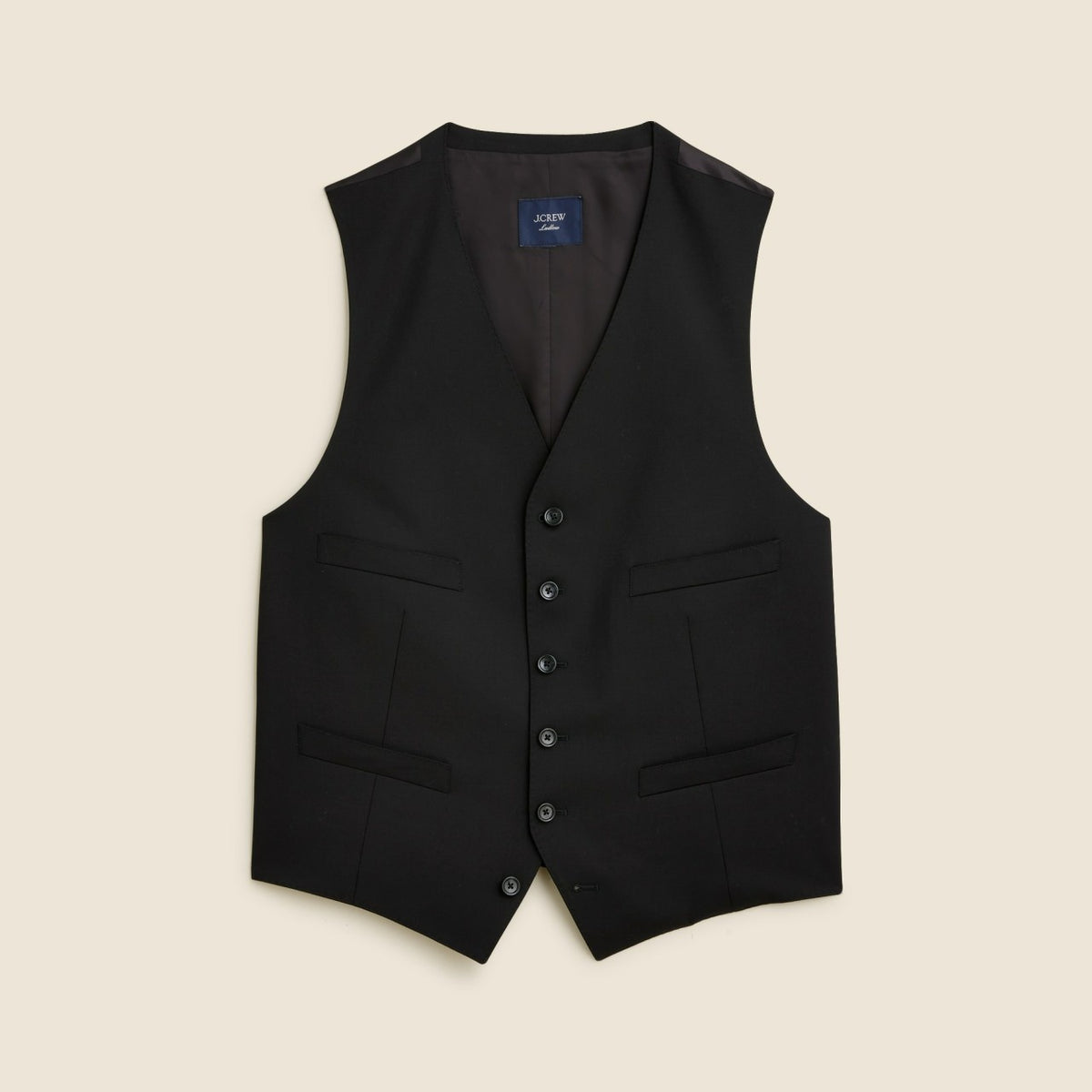 Men Ludlow Slim-fit tuxedo vest in Italian wool - J.Crew