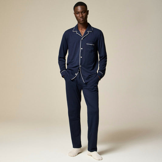 Men Pajama set in cotton jersey blend - J.Crew