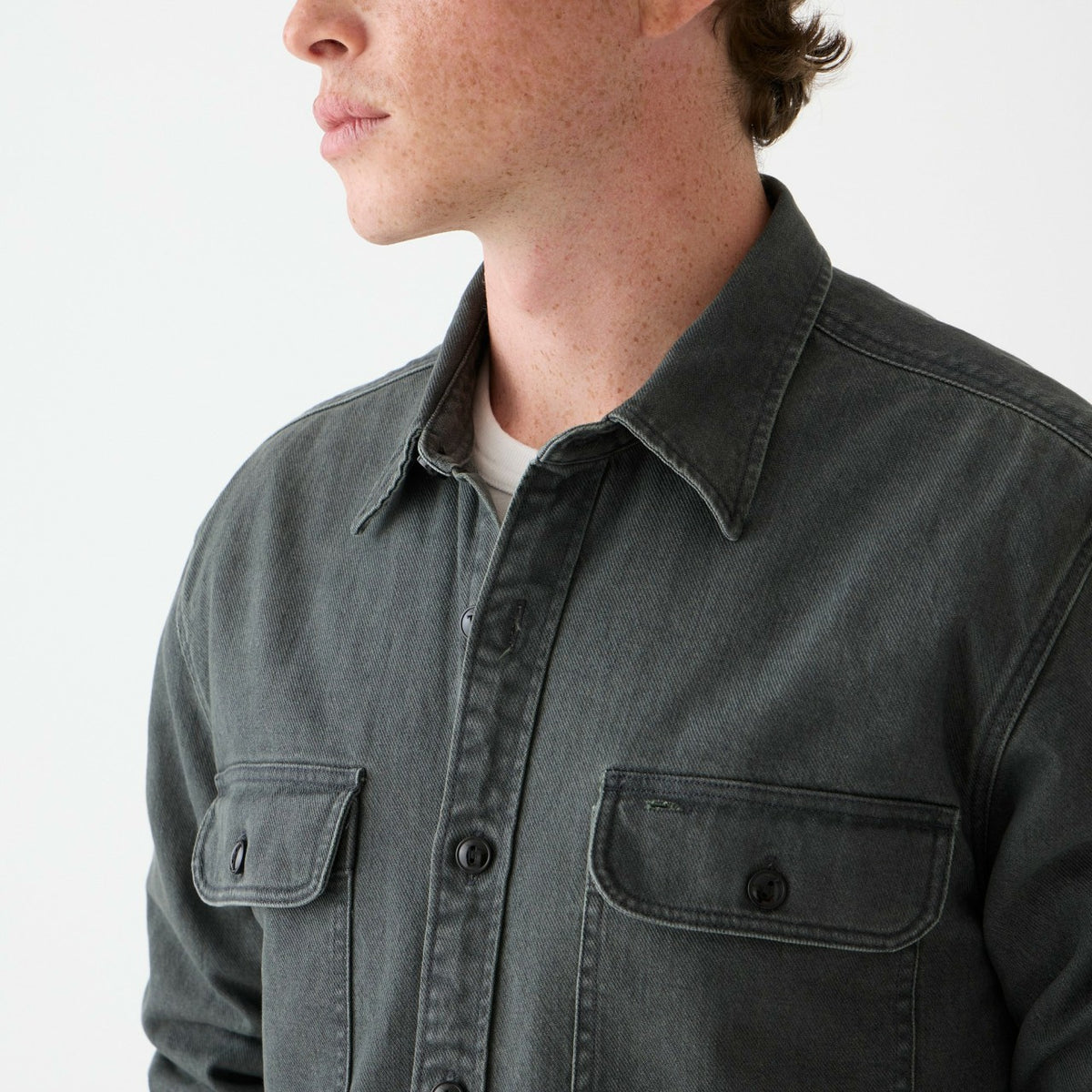 Men Midweight denim workshirt - J.Crew