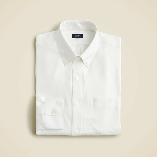 Men Bowery wrinkle-free dress shirt with point collar - J.Crew