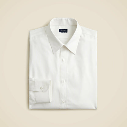 Men Bowery wrinkle-free dobby dress shirt with point collar - J.Crew
