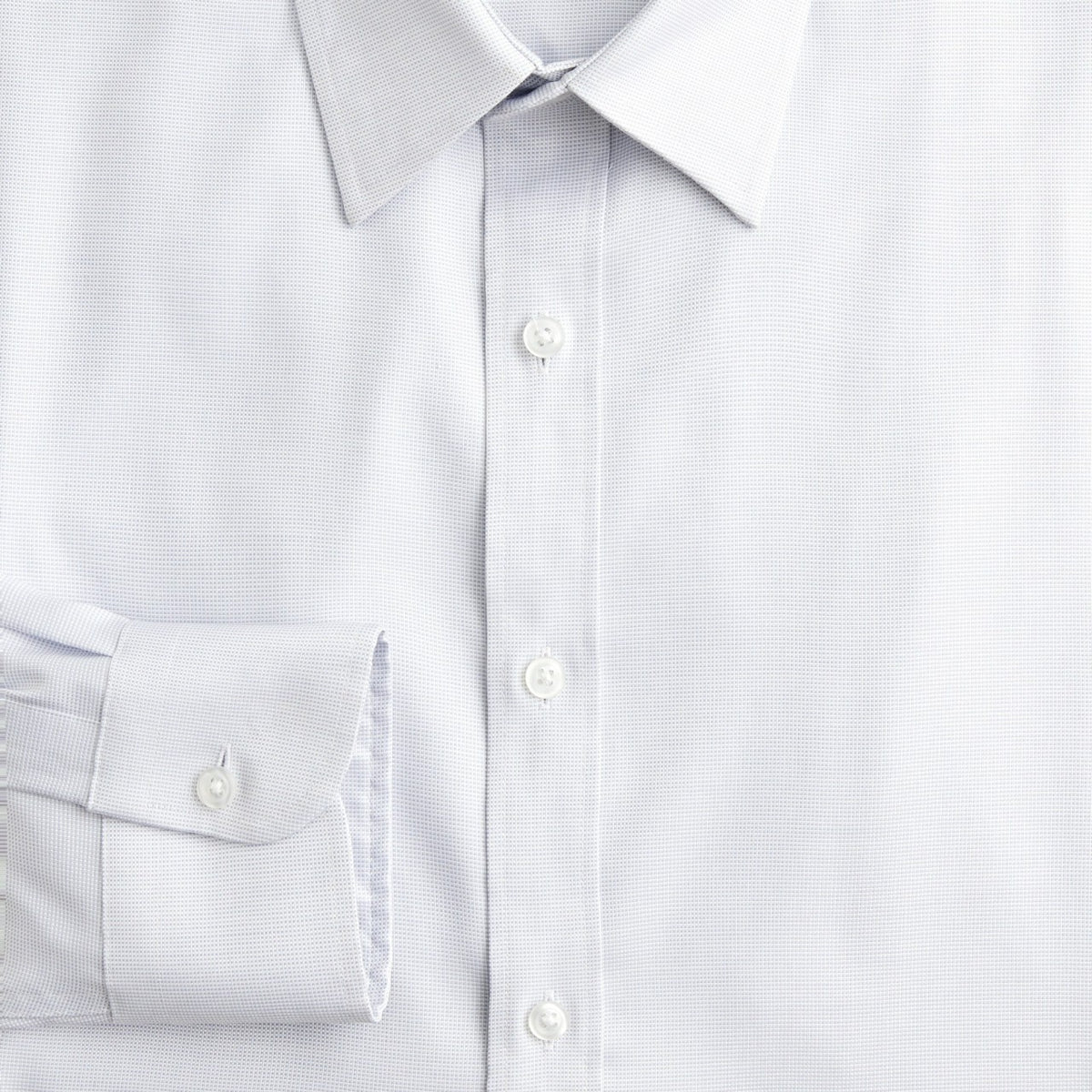 Men Bowery wrinkle-free dobby dress shirt with point collar - J.Crew