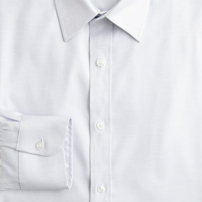Men Bowery wrinkle-free dobby dress shirt with point collar - J.Crew