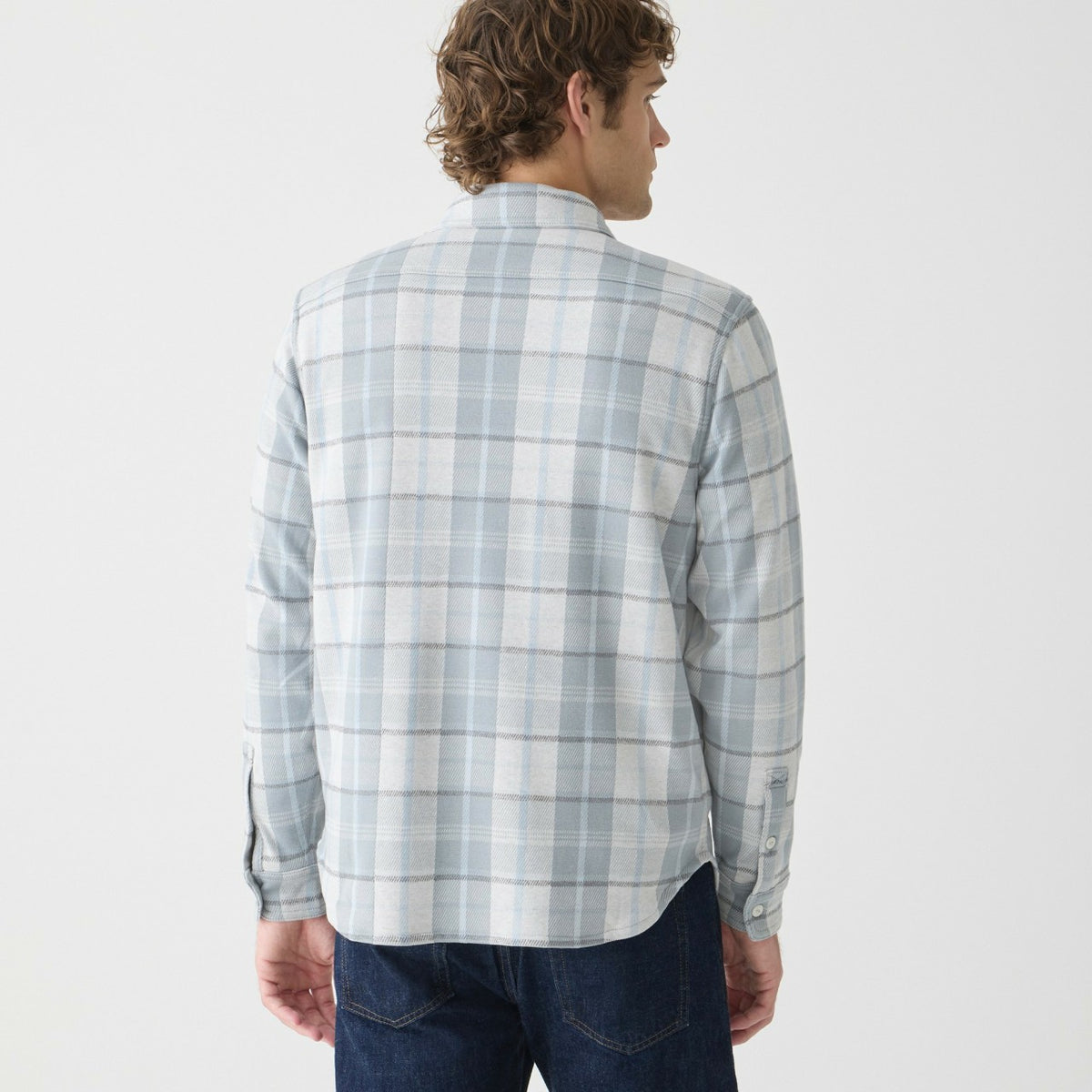 Men Seaboard soft-knit shirt in plaid - J.Crew