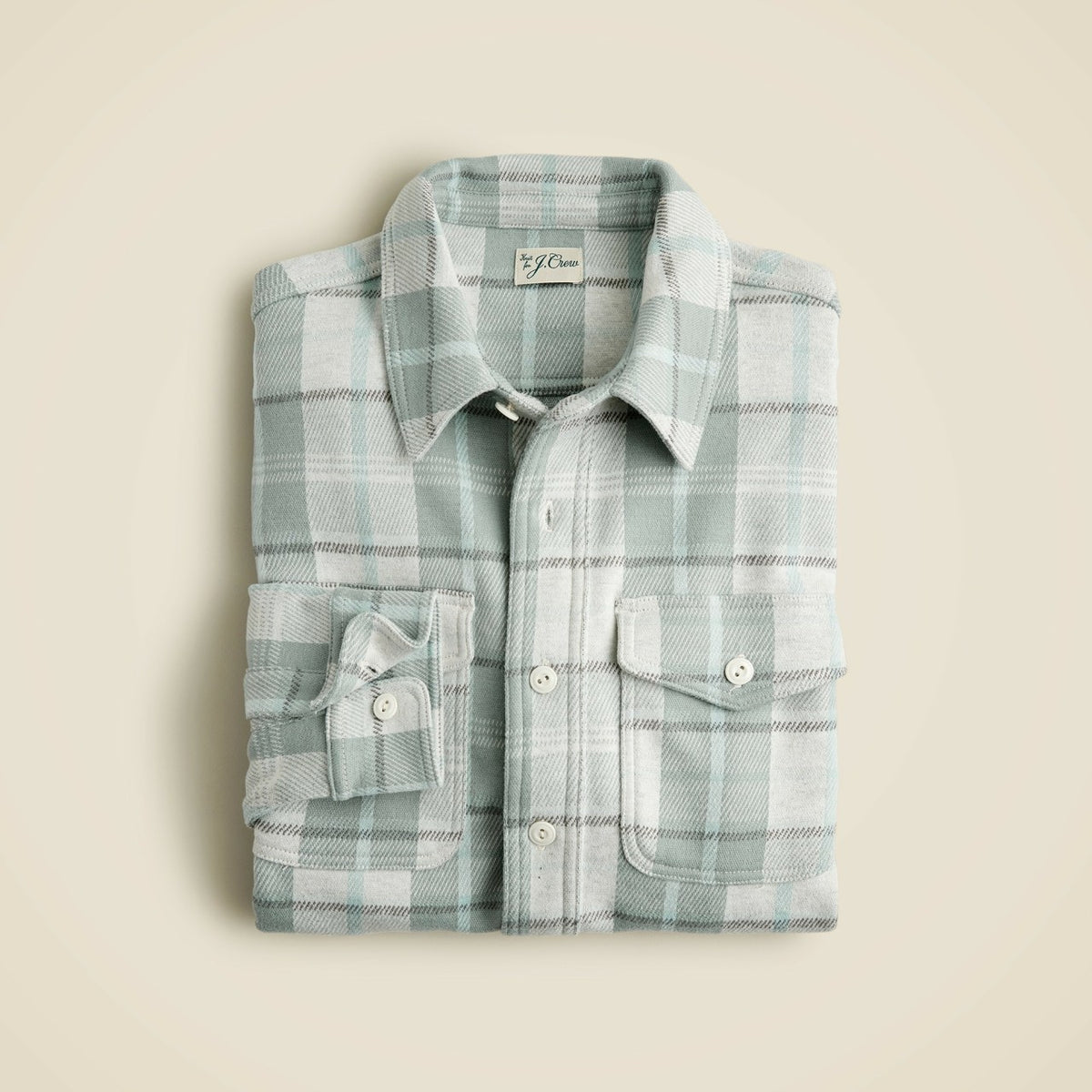 Men Seaboard soft-knit shirt in plaid - J.Crew
