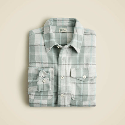 Men Seaboard soft-knit shirt in plaid - J.Crew