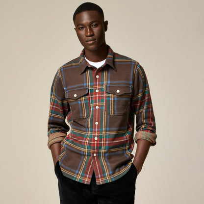 Men Seaboard soft-knit shirt in plaid - J.Crew