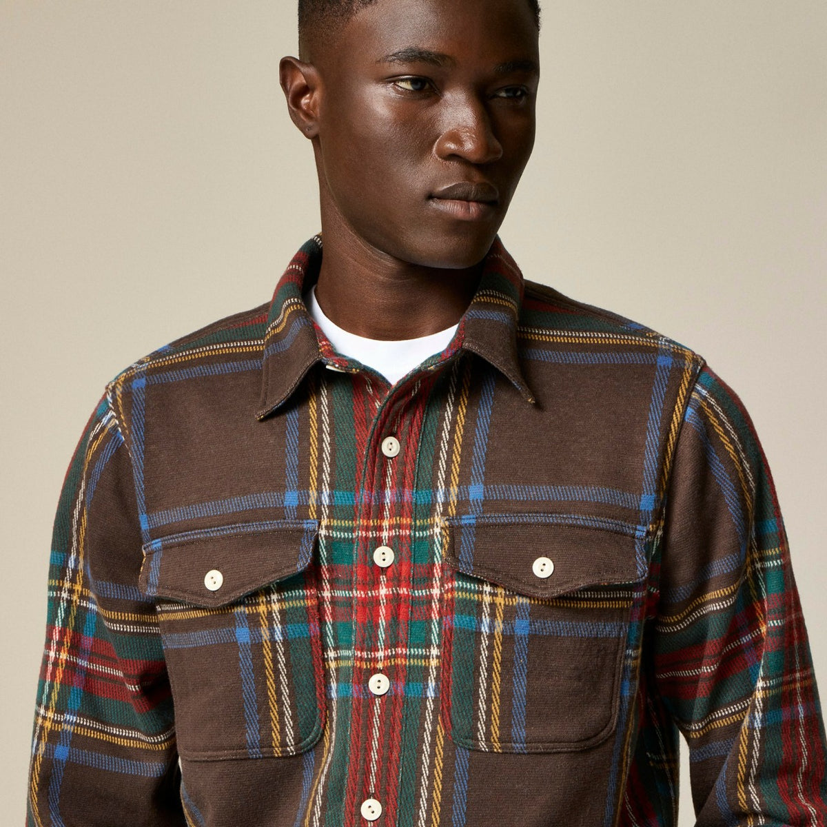 Men Seaboard soft-knit shirt in plaid - J.Crew