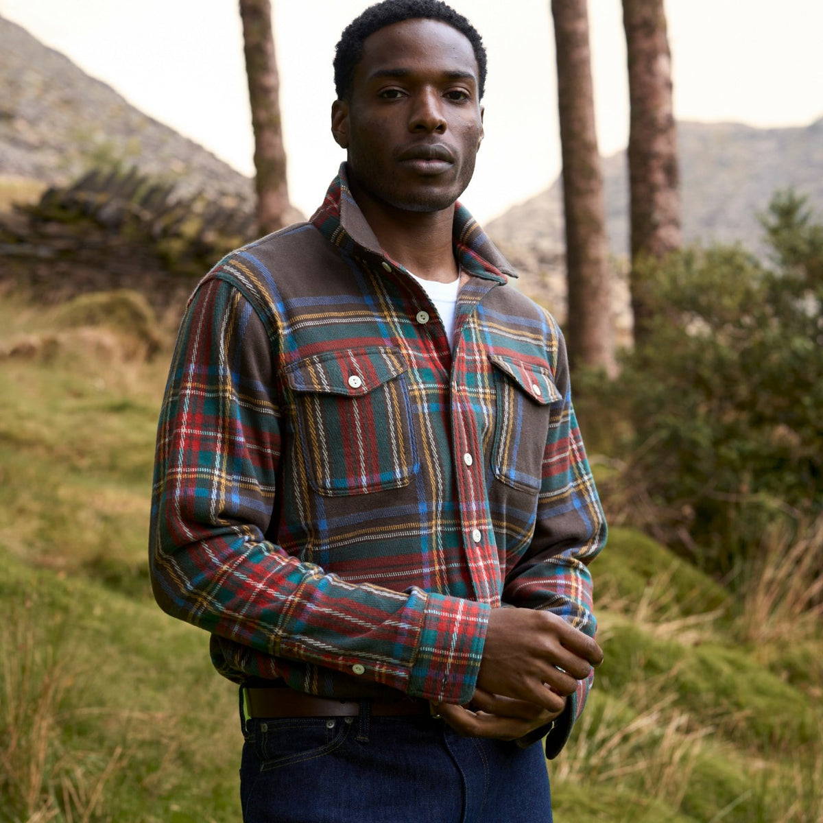 Men Seaboard soft-knit shirt in plaid - J.Crew