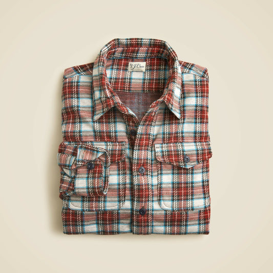 Men Seaboard soft-knit shirt in plaid - J.Crew