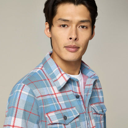 Men Seaboard soft-knit shirt in plaid - J.Crew