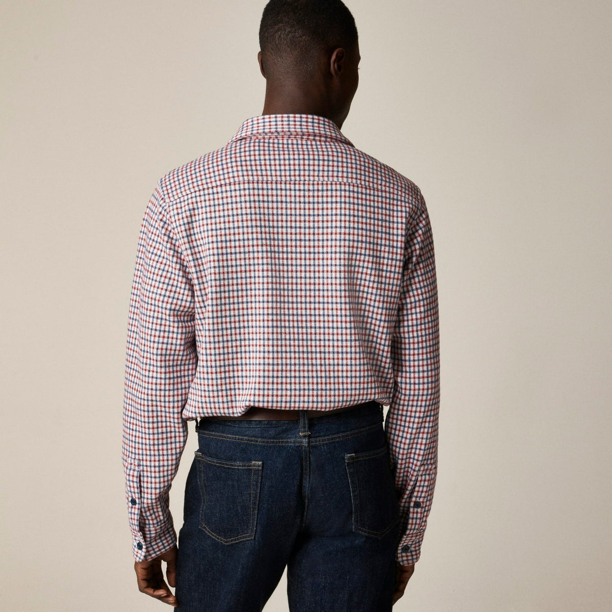 Men Seaboard soft-knit shirt in plaid - J.Crew