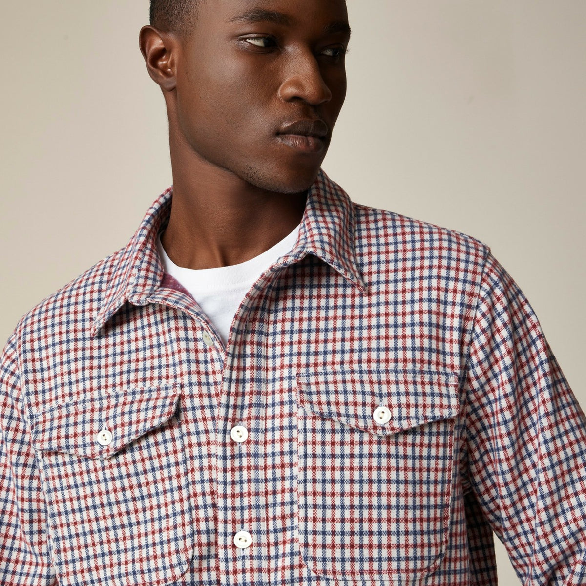 Men Seaboard soft-knit shirt in plaid - J.Crew
