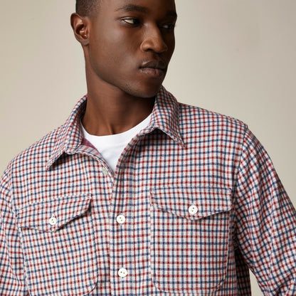 Men Seaboard soft-knit shirt in plaid - J.Crew