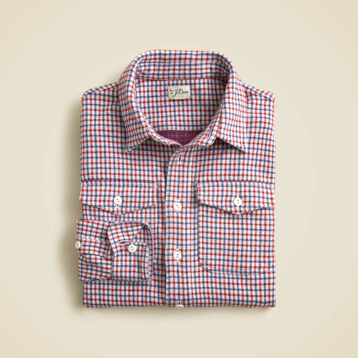 Men Seaboard soft-knit shirt in plaid - J.Crew