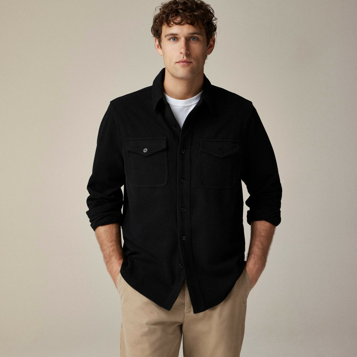 Men Seaboard soft-knit shirt - J.Crew